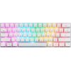 Wireless Mechanical keyboard Motospeed SK62 White (red switch)