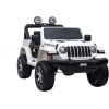 Lean Cars Electric Ride On Jeep Rubicon 4x4 White