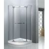 Dušas stūris Vento Umbria, 90*90*195, stikls 6mm Easy Clean, hromēts profils, bez paliktņa