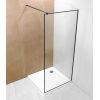 Dušas siena Vento Napoli 100*195 stikls 6mm Easy Clean  melns profils
