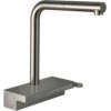 Hansgrohe virtuves izlietnes maisītājs ar izvelkamu dušu Aquno Select M81 250 2jet, stainless steel optic