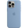 Apple iPhone 15 Pro Max Silicone Case with MagSafe Winter Blue