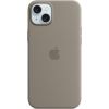 Apple iPhone 15 Plus Silicone Case with MagSafe Clay