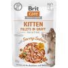 BRIT Care Cat Kitten Savory Salmon Pouch - wet cat food - 85 g