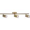 Activejet SPECTRA triple gold ceiling wall lamp strip spotlight GU10 for living room