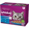 WHISKAS jelly sachets, flavours: White Fish, Cod, Salmon, Tuna - wet cat food - 12x85g