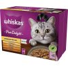 WHISKAS Pure Delight poultry, duck, turkey, chicken - wet cat food - 12x85 g