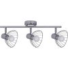 Activejet GIZEL triple ceiling wall light strip chrome E14 wall lamp for living room