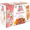 BRIT Care Cat Adult Fillets in Gravy - wet cat food - 12x 85g