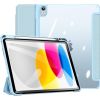 Dux Ducis Toby case for iPad 10.9'' 2022 (10 gen.) cover with space for Apple Pencil stylus smart cove  Blue