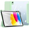 Dux Ducis Toby case for iPad 10.9'' 2022 (10 gen.) cover with space for Apple Pencil stylus smart cover stand  Green