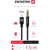 Swissten Textile Audio Adapteris Lightning / 3,5 mm / 1.5m