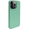 iLike iPhone 14 Pro Max Silicone plastic case Eco Print Design Flower Apple Green