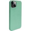iLike iPhone 14 Silicone plastic case Eco Print Design Flower Apple Green