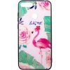 Evelatus Y6 2018 Picture Glass Case Huawei Flamingo Party