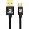 Evelatus Data cable Micro USB EDC02 dual side gold plated connectors  Black