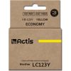 Actis KB-123Y ink (replacement for Brother LC123Y/LC121Y; Standard; 10 ml; yellow)