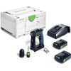 Urbjmašīna-skrūvgriezis Festool CXS 18 C 3,0-Plus 18 V; 2x3,0 Ah akum.