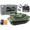 Import Leantoys Tiger RC Tank 1:18 Green Remote Controlled