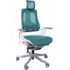 Task chair WAU teal blue/white