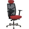Task chair TUNE dark red/black