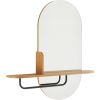 Spogulis AALBORG ar plauktu 92x15xH93cm, ozols