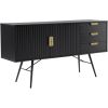 Sideboard PIXAR 150x40xH80cm, black