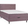 Bed LAARA 140x200cm, pink