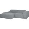 Corner sofa LEHTE left corner, grey