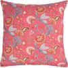 Cushion LONETA 45x45cm, flowers on pink base