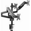 Monitora stiprinājums Gembird Desk Mounted Adjustable Mounting Arm for 3 Monitors