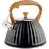 PROMIS TMC25D Kettle 3.0 l, ANTONIO, black, wooden handle