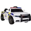 Lean Cars Police Electric Ride-On Car - White