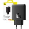 Wall charger Baseus OS-Cube Pro 2xUSB-C + USB, 65W (black)