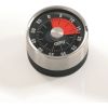 GEFU OPTICO Mechanical kitchen timer Black, Stainless steel