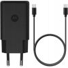 Motorola Charger TurboPower 30W USB-C w/ 1m C-C cable, Black