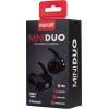 MAXELL MINI DUO Wireless in-ear headphones with charging case Black