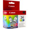 Canon BCI-24C 6882A009 Rašalinė kasetė, Multi pack Cyan, Magenta, Yellow, 2pcs/pack.