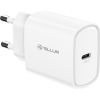 Tellur 20W USB-C PD wall charger white