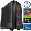 INTOP AQUA Ryzen 5 7600X 64GB DDR5 500SSD M.2 NVME RTX4060Ti 8GB no-OS