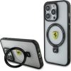 Ferrari Ring Stand MagSafe Back Case Aizsargapvalks Priekš Apple iPhone 15 Pro