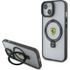 Ferrari Ring Stand MagSafe Back Case Aizsargapvalks Priekš Apple iPhone 15