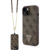 Guess Crossbody 4G Metal Logo Back Case Защитный Чехол для Apple iPhone 15 Plus