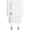 NATEC USB CHARGER RIBERA USB-A 18W WHITE