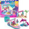 Lalka Barbie Mattel MEGA BLOKS Color Reveal Przygoda z delfinami Zestaw klocków HHW83 p4 MATTEL