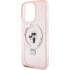 Karl Lagerfeld Ring Stand Karl&Choupettte MagSafe Back Case Защитный Чехол для Apple iPhone 15 Pro Max