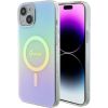 Guess IML Iridescent MagSafe Back Case Aizsargapvalks Priekš Apple iPhone 15 Plus