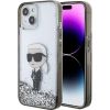 Karl Lagerfeld Liquid Glitter Ikonik Back Case Защитный Чехол для Apple iPhone 15