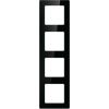 Quadruple frame socket Avatto N-TS10-Frame-B4 (black)