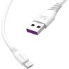 Dudao USB | USB Type C fasst charging data cable 5A 1m white (L2T 1m white)